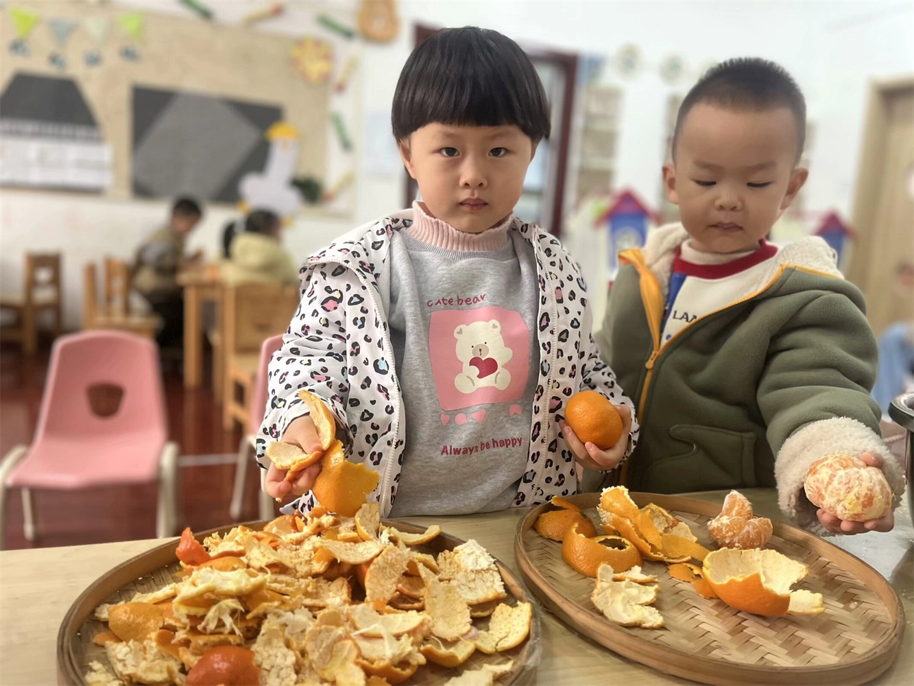 小三班：遇见橘子，遇见秋